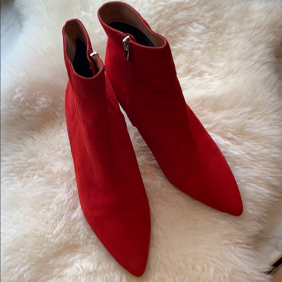 halogen red booties